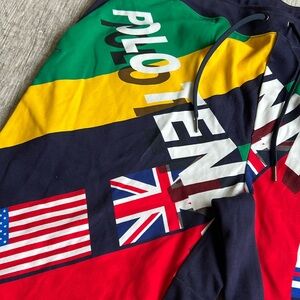 Polo Ralph Lauren‎ Shorts Tennis Shorts International Flag Print  Men’s Small